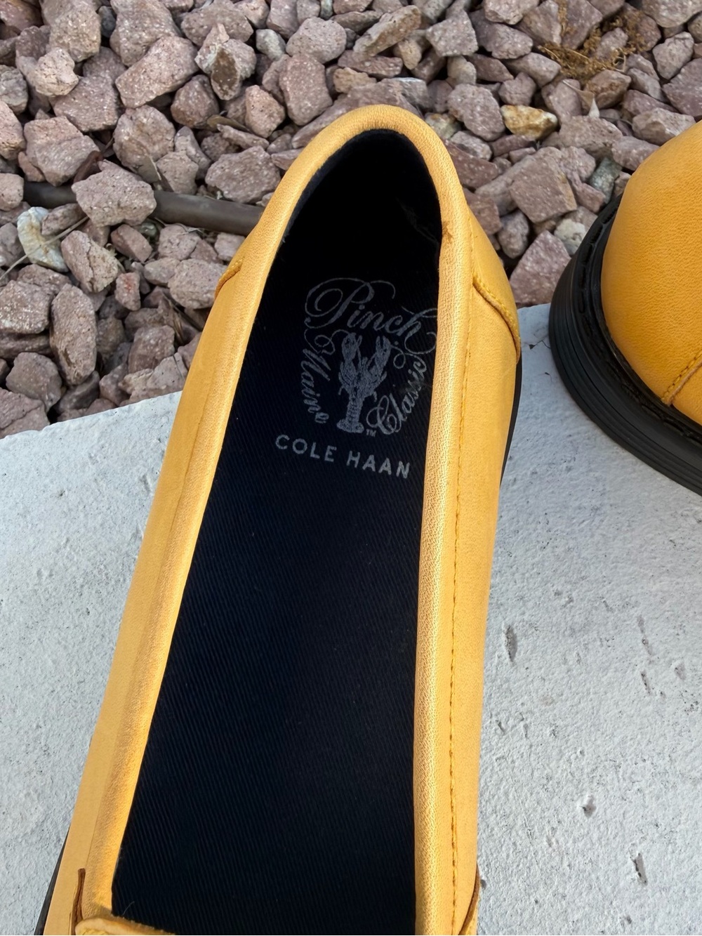 Cole Haan Pinch Maine Classic Penny Leather Loafer Yellow Women 9B - Picture 7 of 16